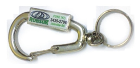 CÓD. 08 - CHAVEIRO MOD. GANCHO QUADRADO GRANDE				 