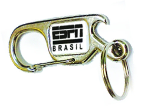 CÓD. 11 - CHAVEIRO MOD. ABRIDOR OVAL COM ENGATE