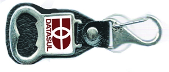 CÓD. 14 - CHAVEIRO MOD. ABRIDOR COM COURO SINTÉTICO