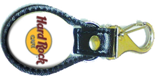 CÓD. 19 - CHAVEIRO MODELO OVAL PEQUENO COURO SINTÉTICO