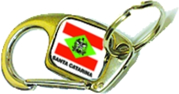 CÓD. 21 - CHAVEIRO MOD. ANZOL COM GIRATÓRIO