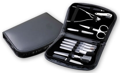 KM 0081 - KIT MANICURE DE COURO 