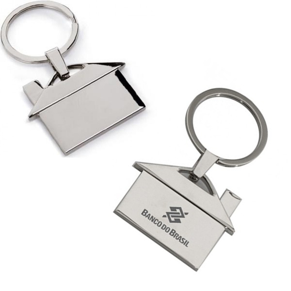 12 209 - CHAVEIRO CASINHA DE METAL 