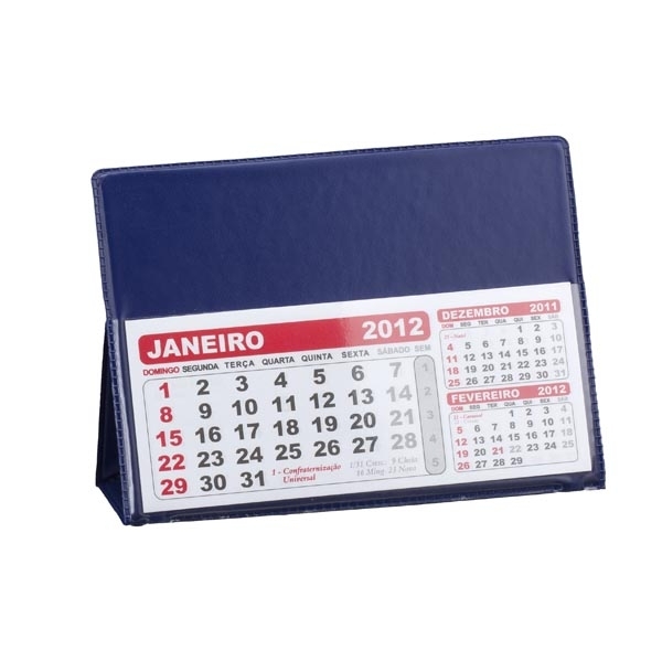 02 -  CAL. DE MESA GRANDE  EM PVC  AZUL