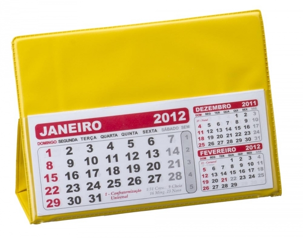 06 - CAL. DE MESA EM PVC GRANDE AMARELO