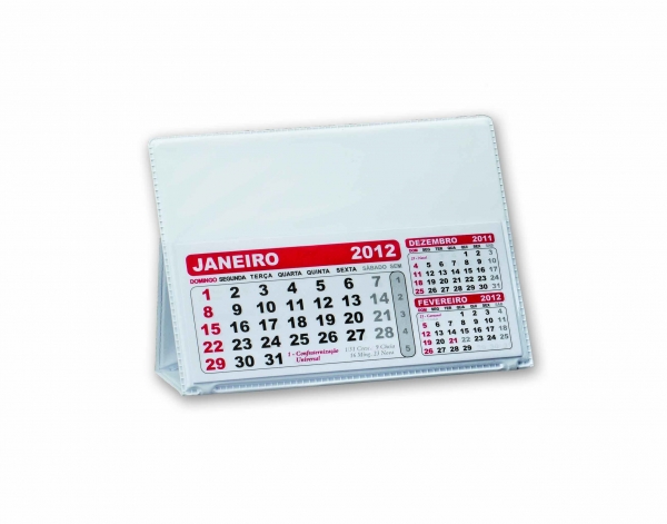 07 - CAL. PEQUENO DE MESA EM PVC BRANCO