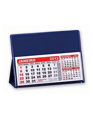 08 - CAL. DE MESA EM PVC PEQUENO AZUL