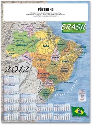 CALENDÁRIO PÔSTER 45 